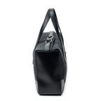 Handbag Vintage Fold-Top Tote Black C Macadam Canvas