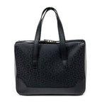 Bolso de mano "Vintage Fold-Top Tote" negro de lona Macadam