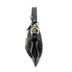 Shoulder Bag Small Chef Pocket Hobo Black Zucchino Canvas