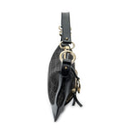Shoulder Bag Small Chef Pocket Hobo Black Zucchino Canvas