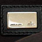 Shoulder Bag Small Chef Pocket Hobo Black Zucchino Canvas