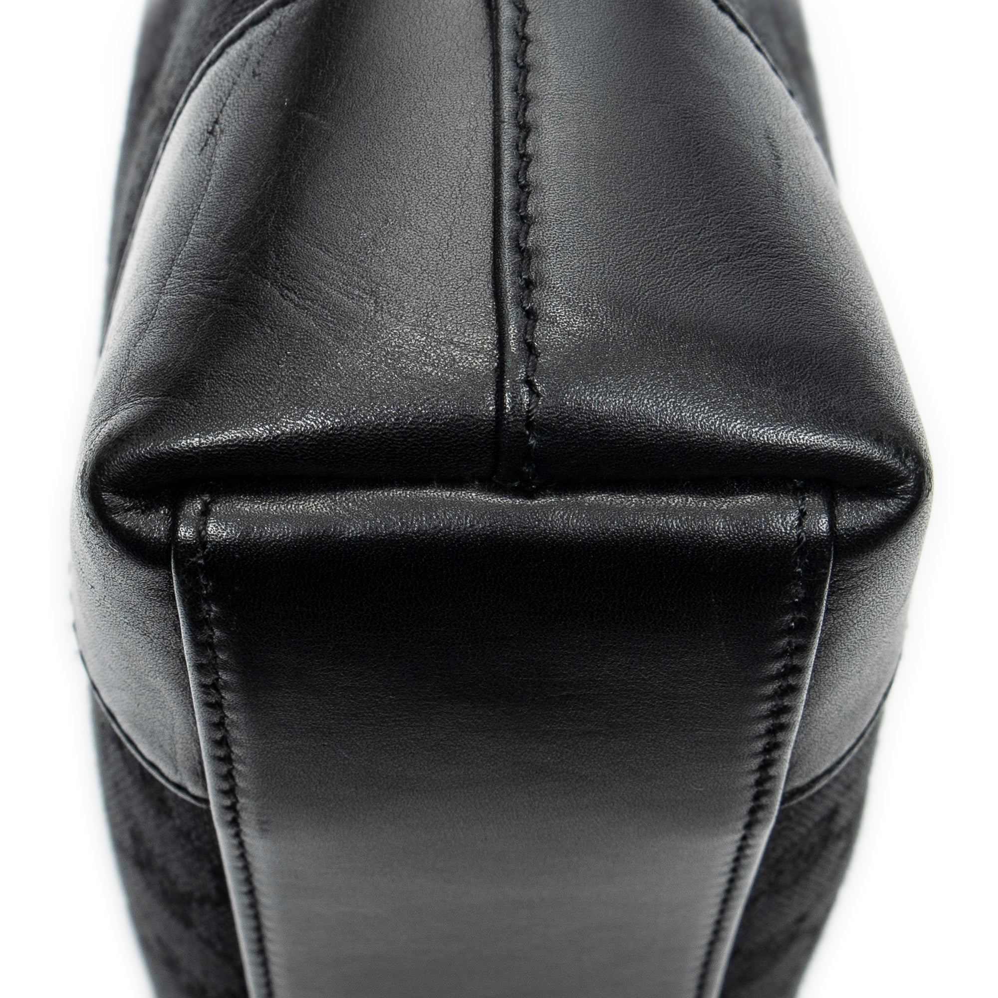 Shoulder Bag Shoulder Hobo Black Monogrammed Canvas