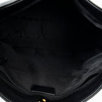 Shoulder Bag Shoulder Hobo Black Monogrammed Canvas