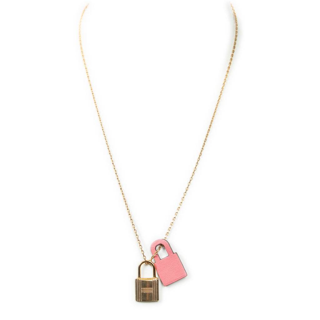 Necklace O'Kelly Pendant Necklace Pink Gold Plated