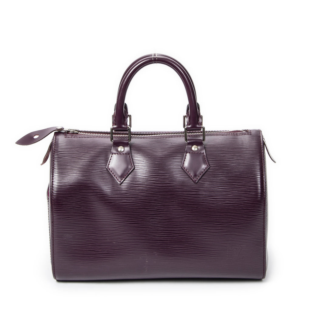 Handbag Speedy 25 Cassis Epi