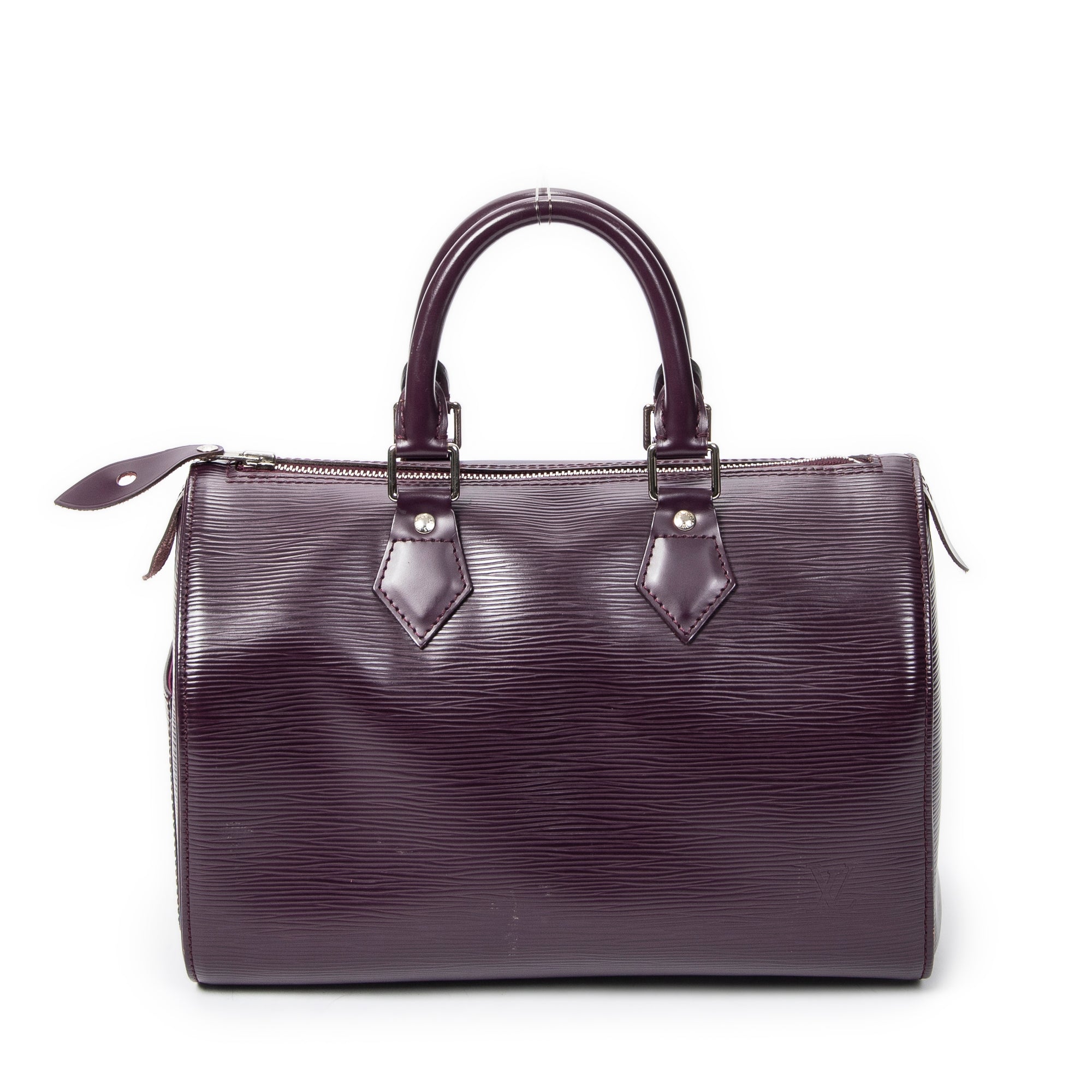 Handbag Speedy 25 Cassis Epi