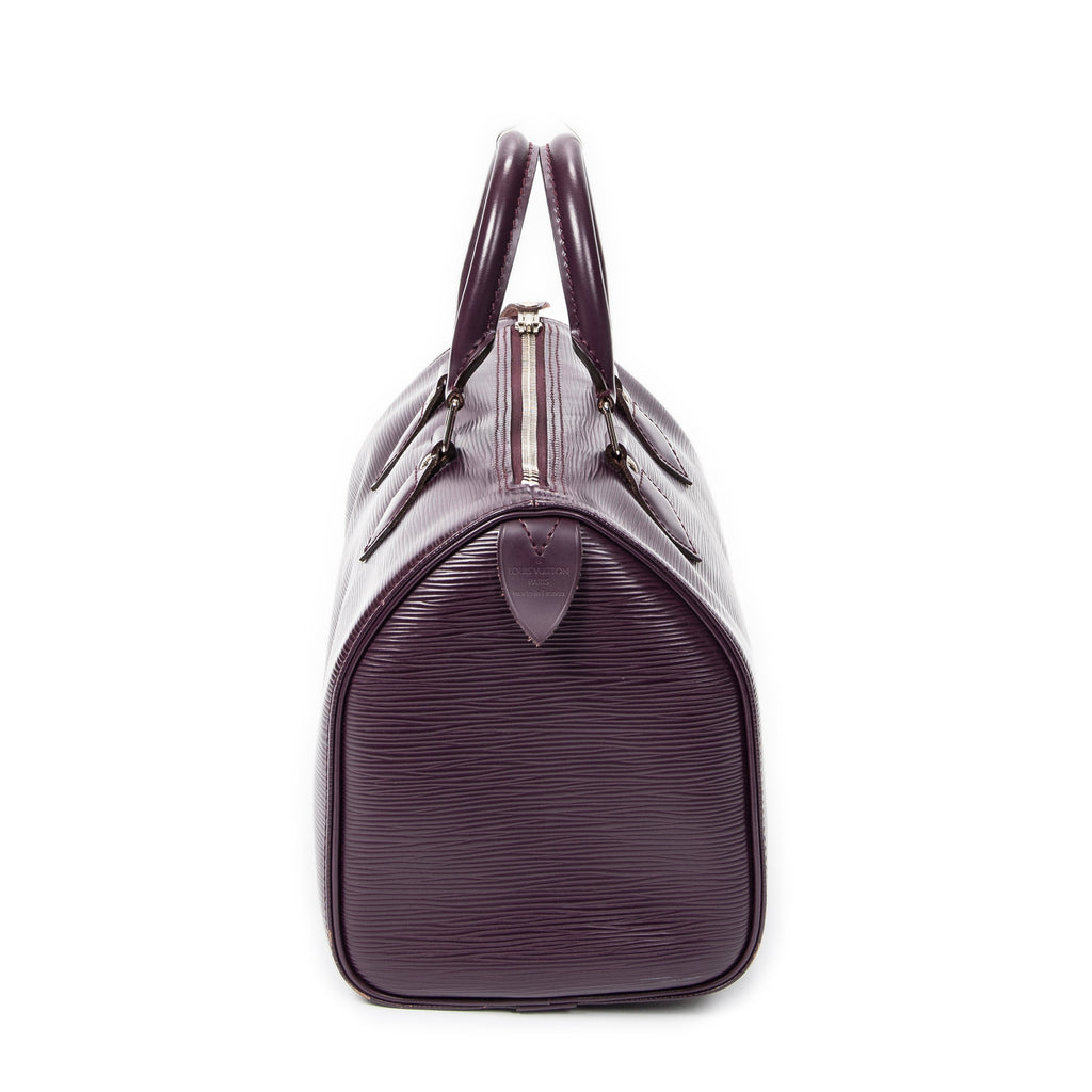 Handbag Speedy 25 Cassis Epi