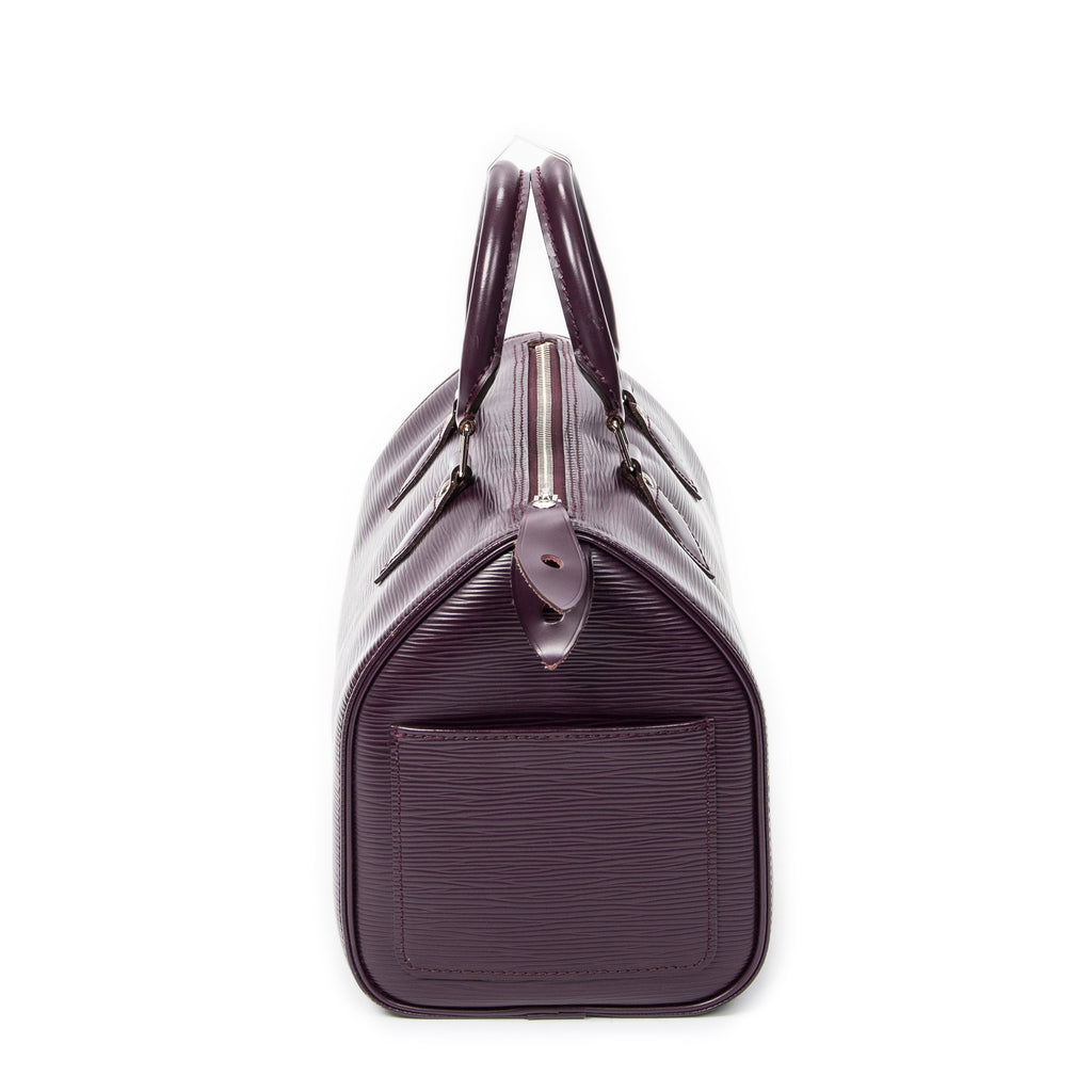 Handbag Speedy 25 Cassis Epi