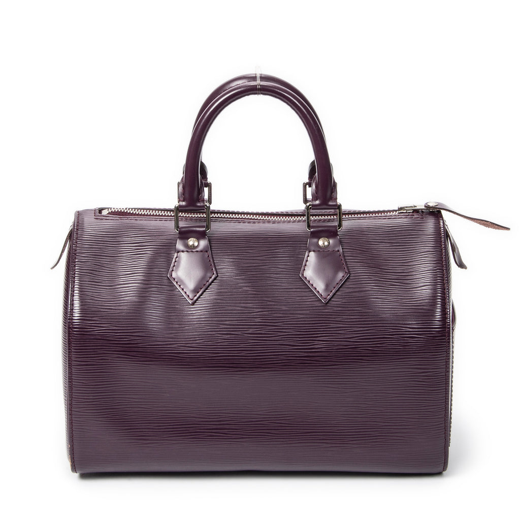 Handbag Speedy 25 Cassis Epi