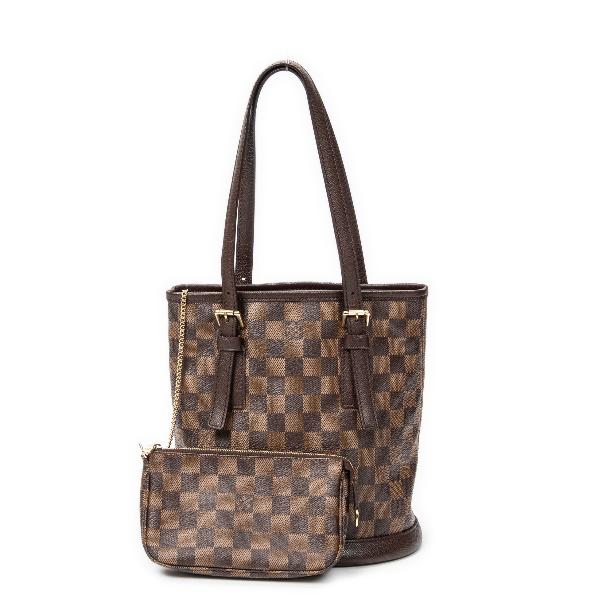 Sac à bandoulière Marais marron Damier Ebene