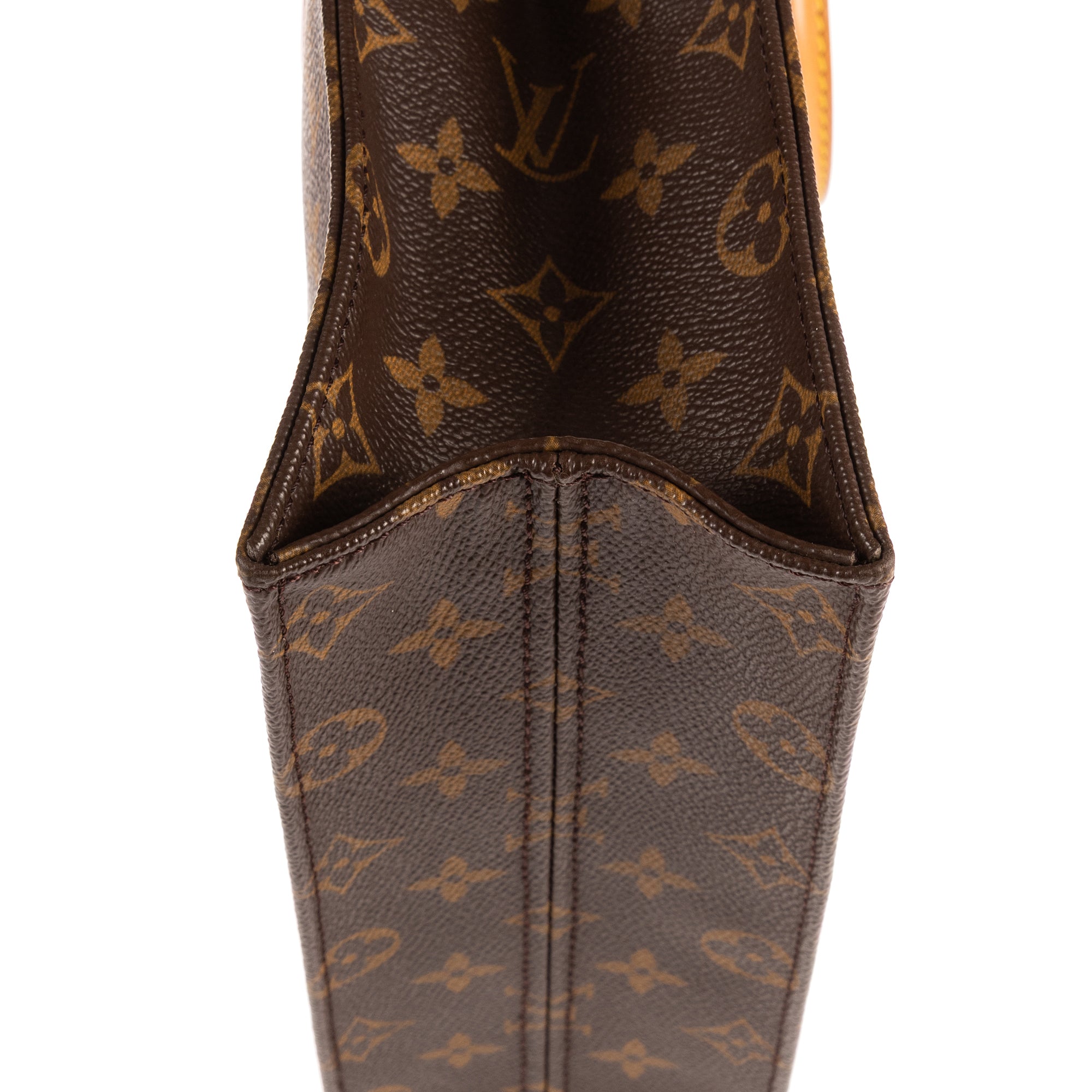Bolso de mano Sac Plat lona Monogram marrón