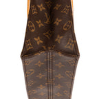 Bolso de mano Sac Plat lona Monogram marrón
