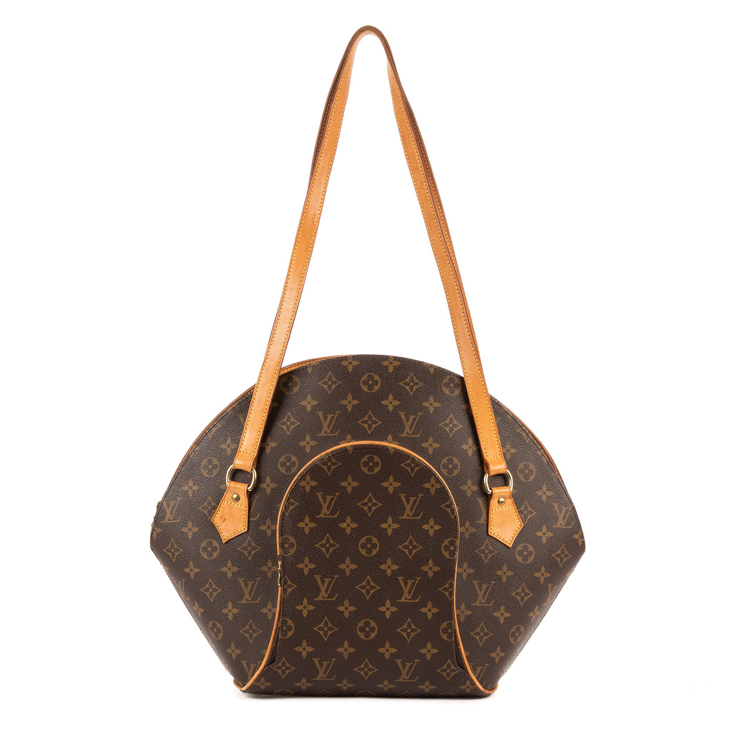Bolso de Hombro Ellipse Shopping Lona Monogram Marrón