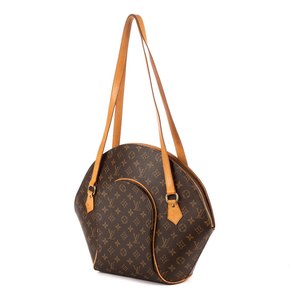 Bolso de Hombro Ellipse Shopping Lona Monogram Marrón