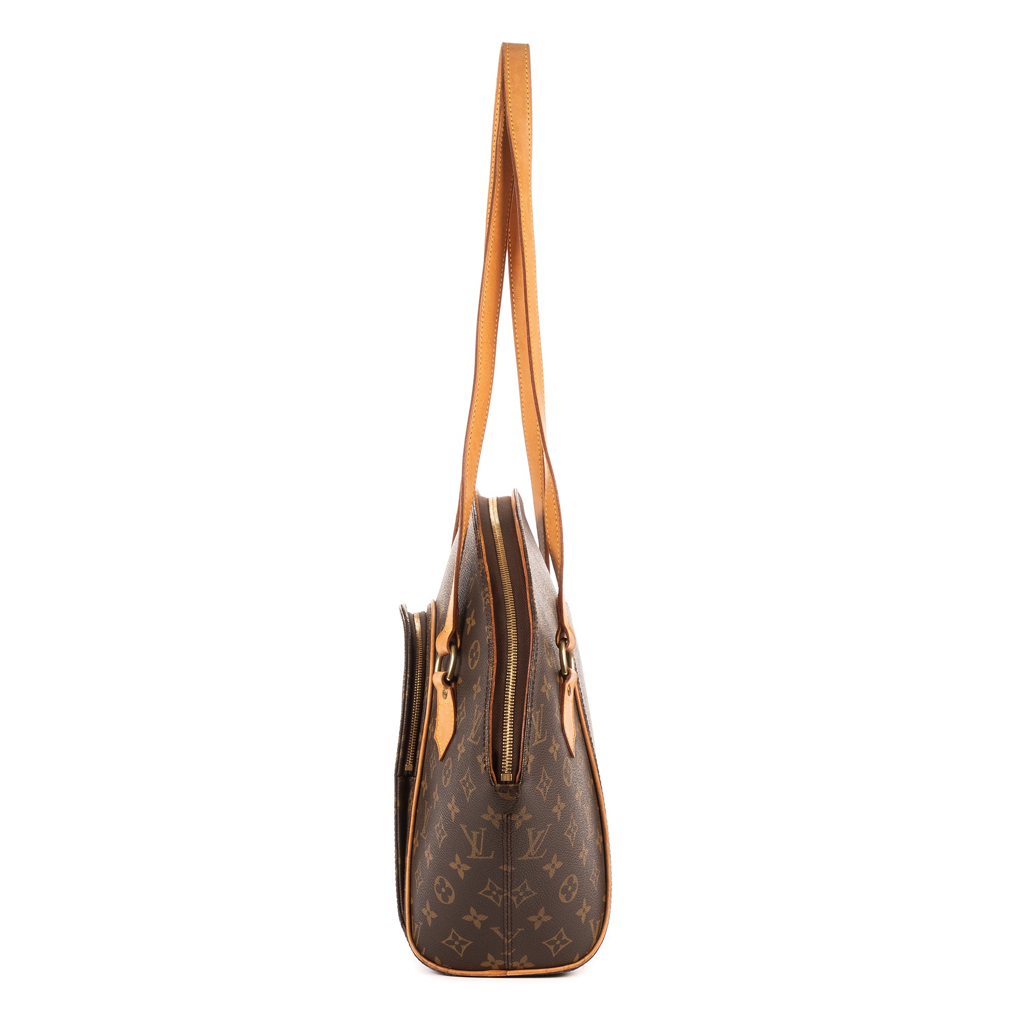 Bolso de Hombro Ellipse Shopping Lona Monogram Marrón