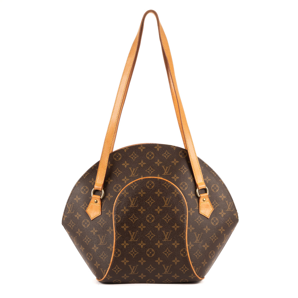 Bolso de Hombro Ellipse Shopping Lona Monogram Marrón