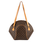 Bolso de Hombro Ellipse Shopping Lona Monogram Marrón