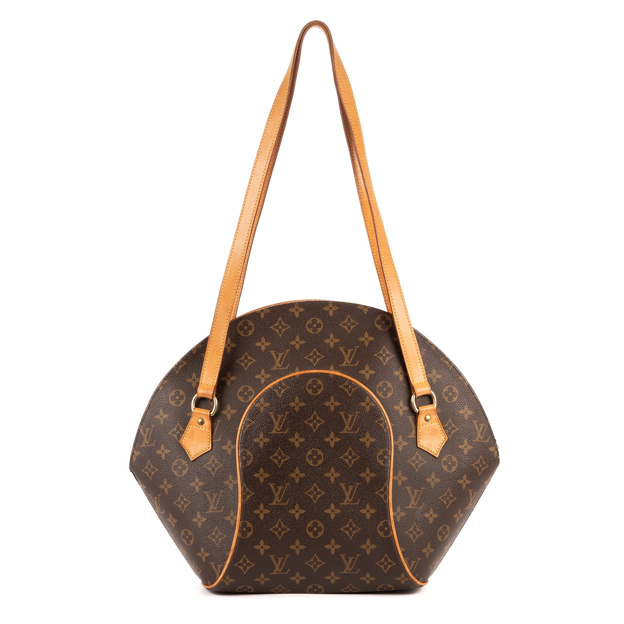 Bolso de Hombro Ellipse Shopping Lona Monogram Marrón
