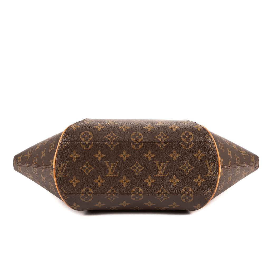 Bolso de Hombro Ellipse Shopping Lona Monogram Marrón