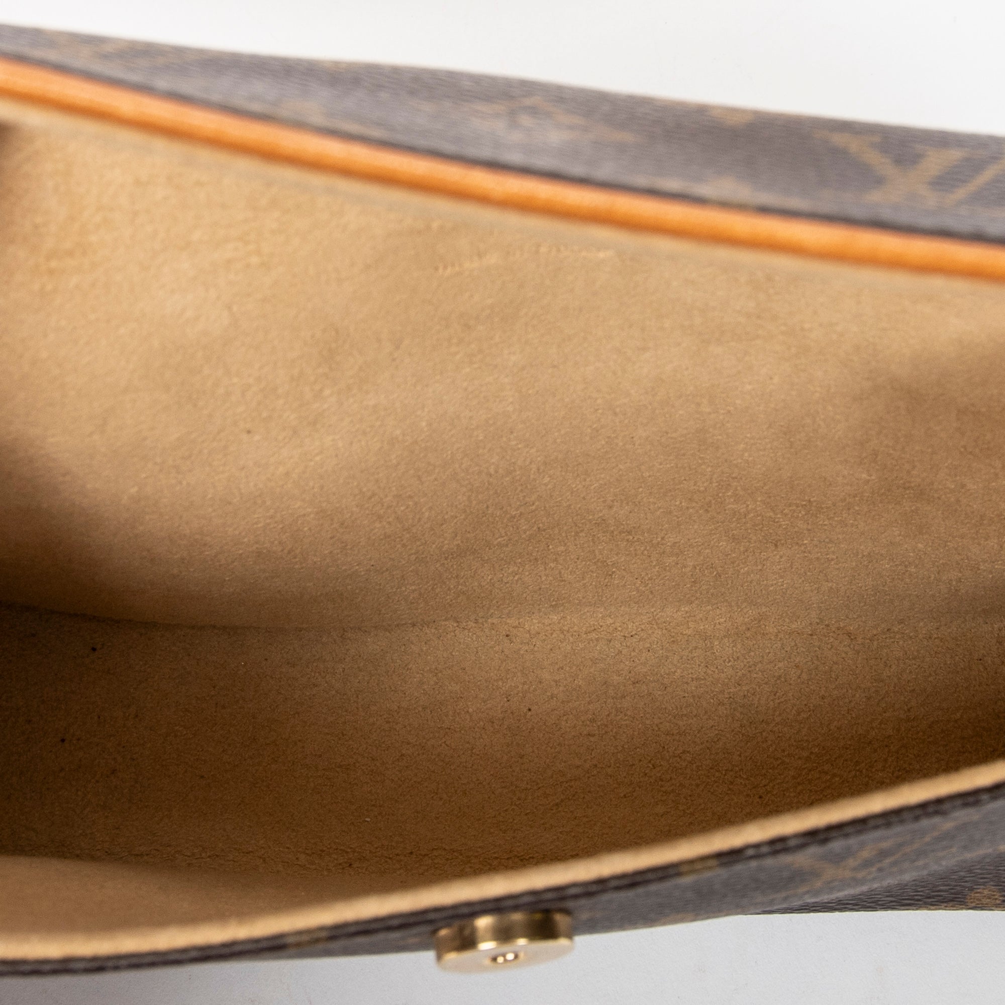 Bolso de hombro Florentine de lona Monogram marrón