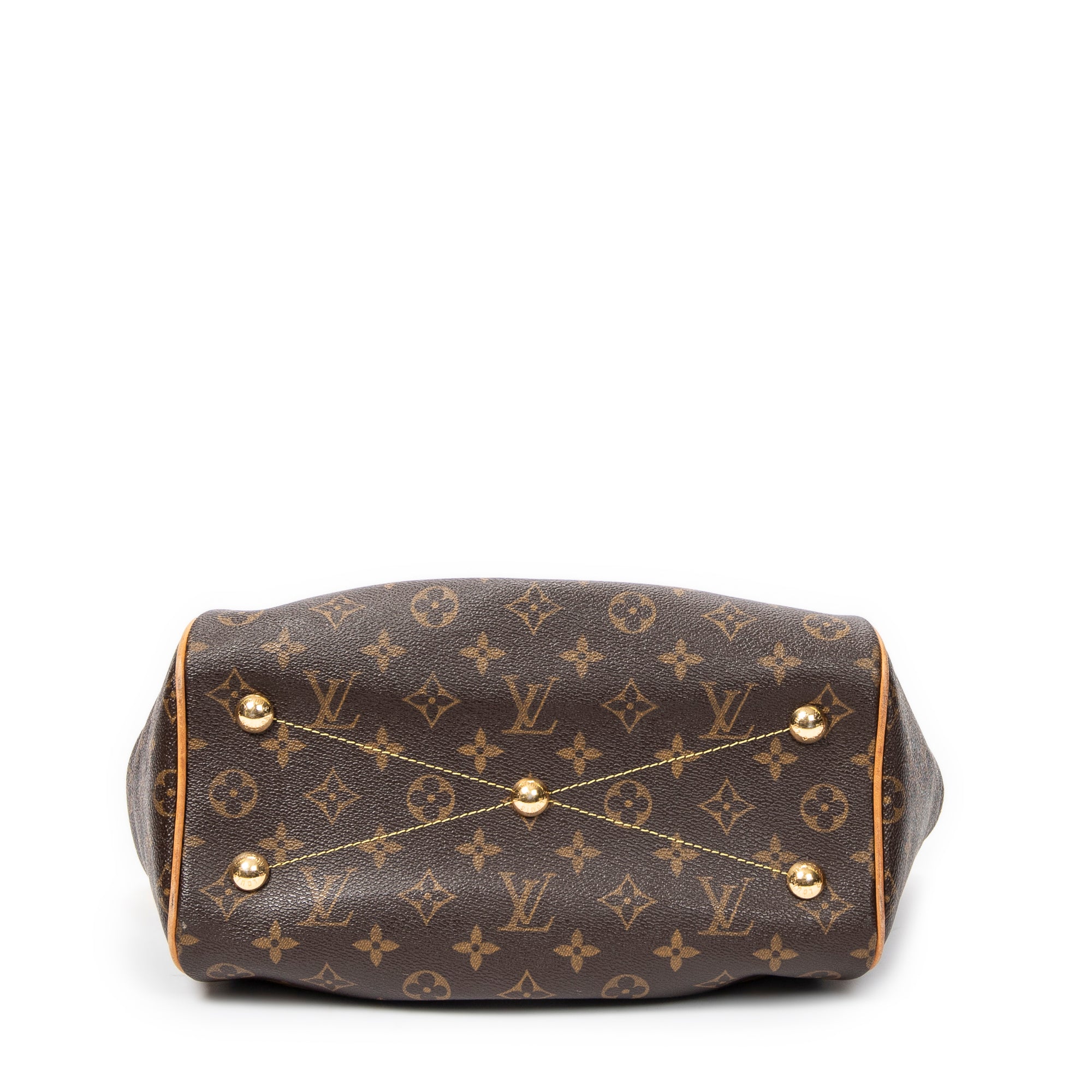 Handbag Tivoli PM Brown Monogram Canvas