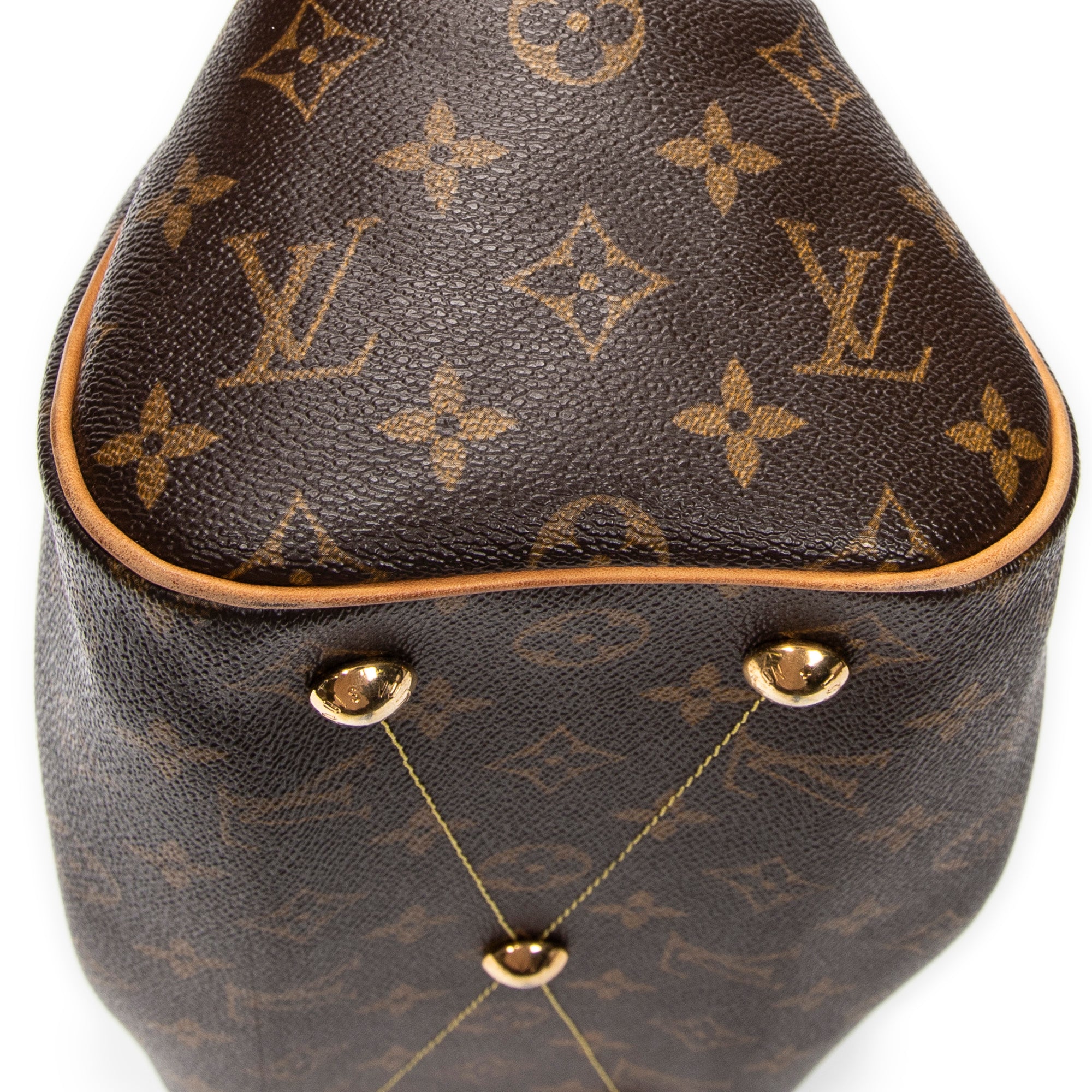 Handbag Tivoli PM Brown Monogram Canvas