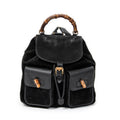 Gucci - Grand sac à dos en bambou - Noir
