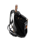 Gucci - Grand sac à dos en bambou - Noir