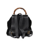 Gucci - Grand sac à dos en bambou - Noir