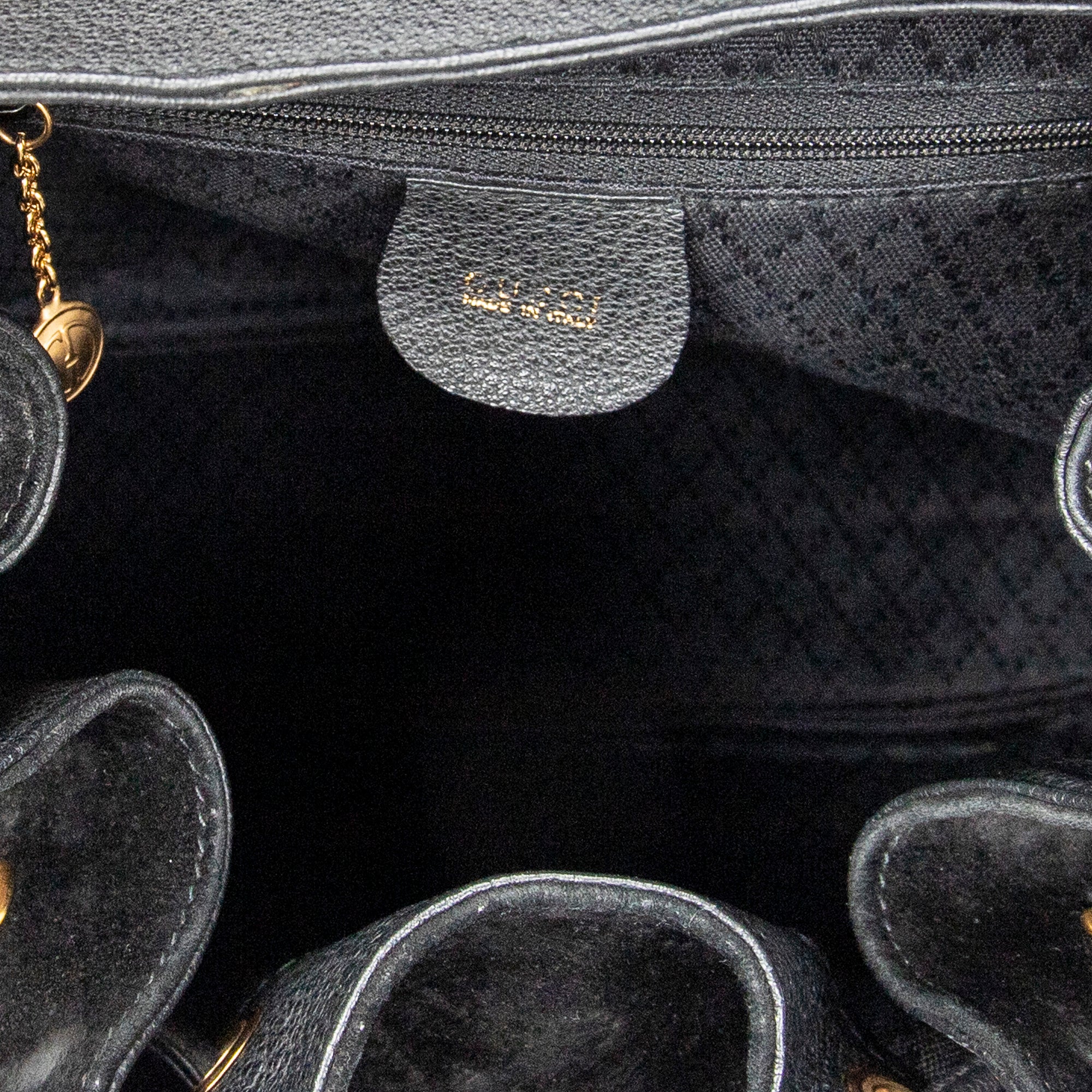Gucci - Grand sac à dos en bambou - Noir