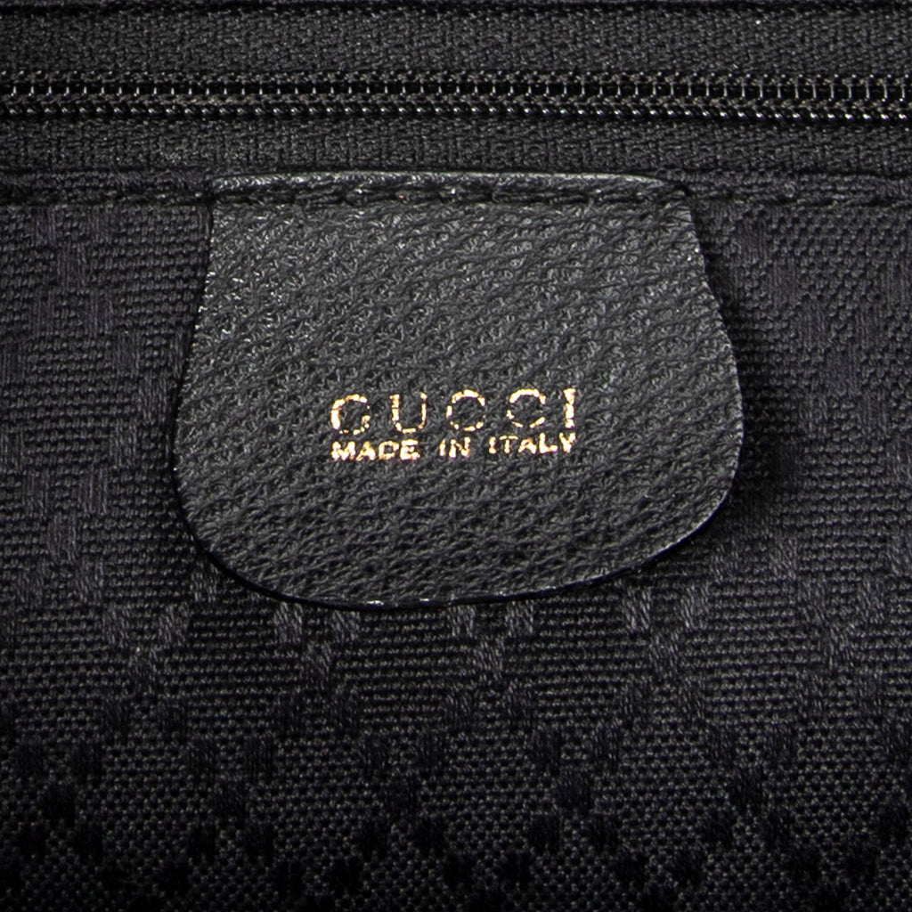 Gucci - Grand sac à dos en bambou - Noir