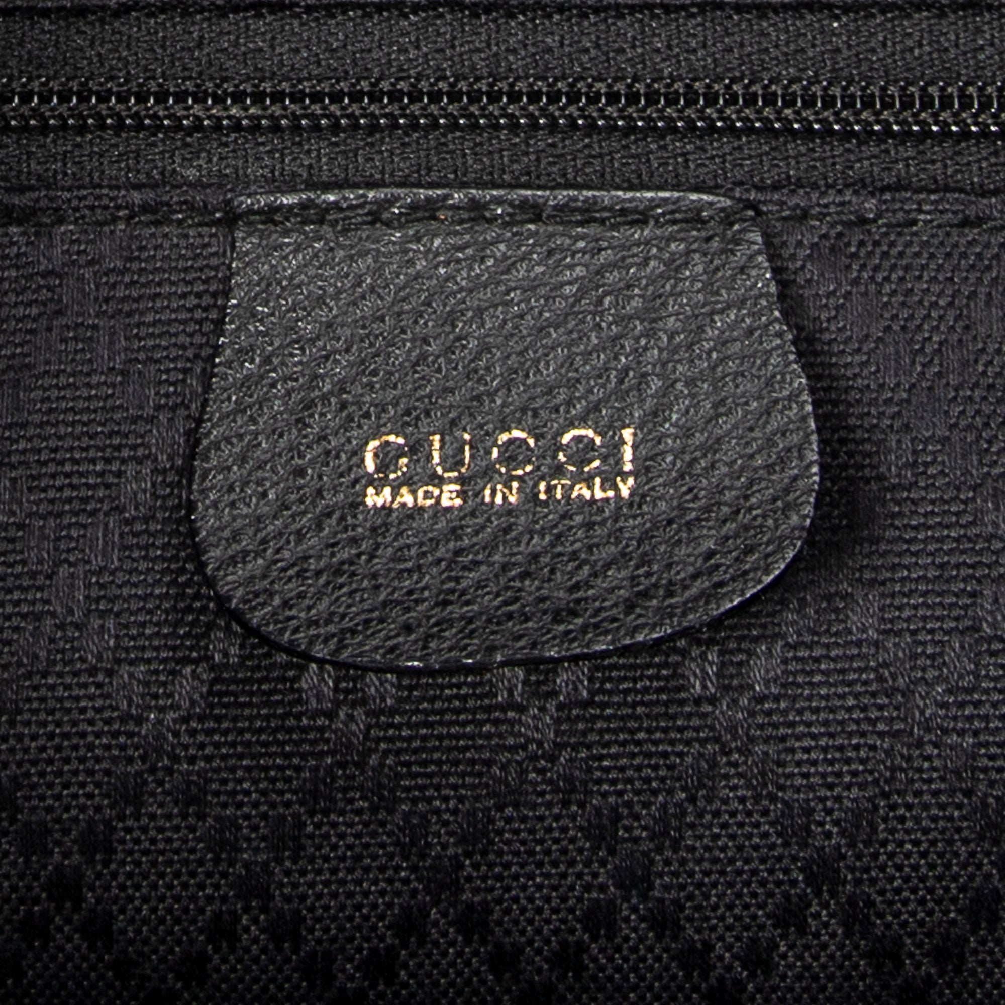 Gucci - Grand sac à dos en bambou - Noir