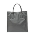 Shoulder Bag Vertical Business Tote Grey Saffiano Leather