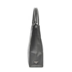 Shoulder Bag Vertical Business Tote Grey Saffiano Leather
