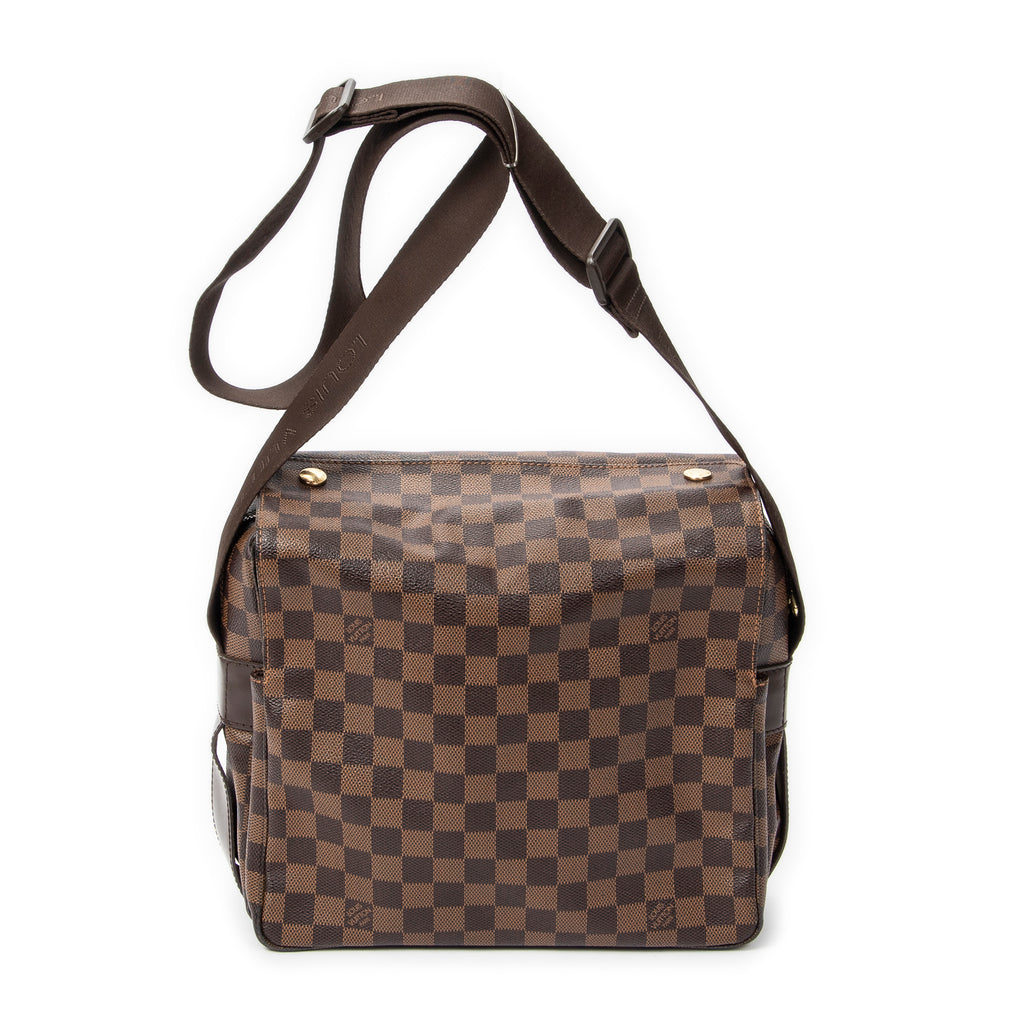 Shoulder Bag Naviglio Brown Damier Ebene
