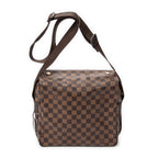 Shoulder Bag Naviglio Brown Damier Ebene