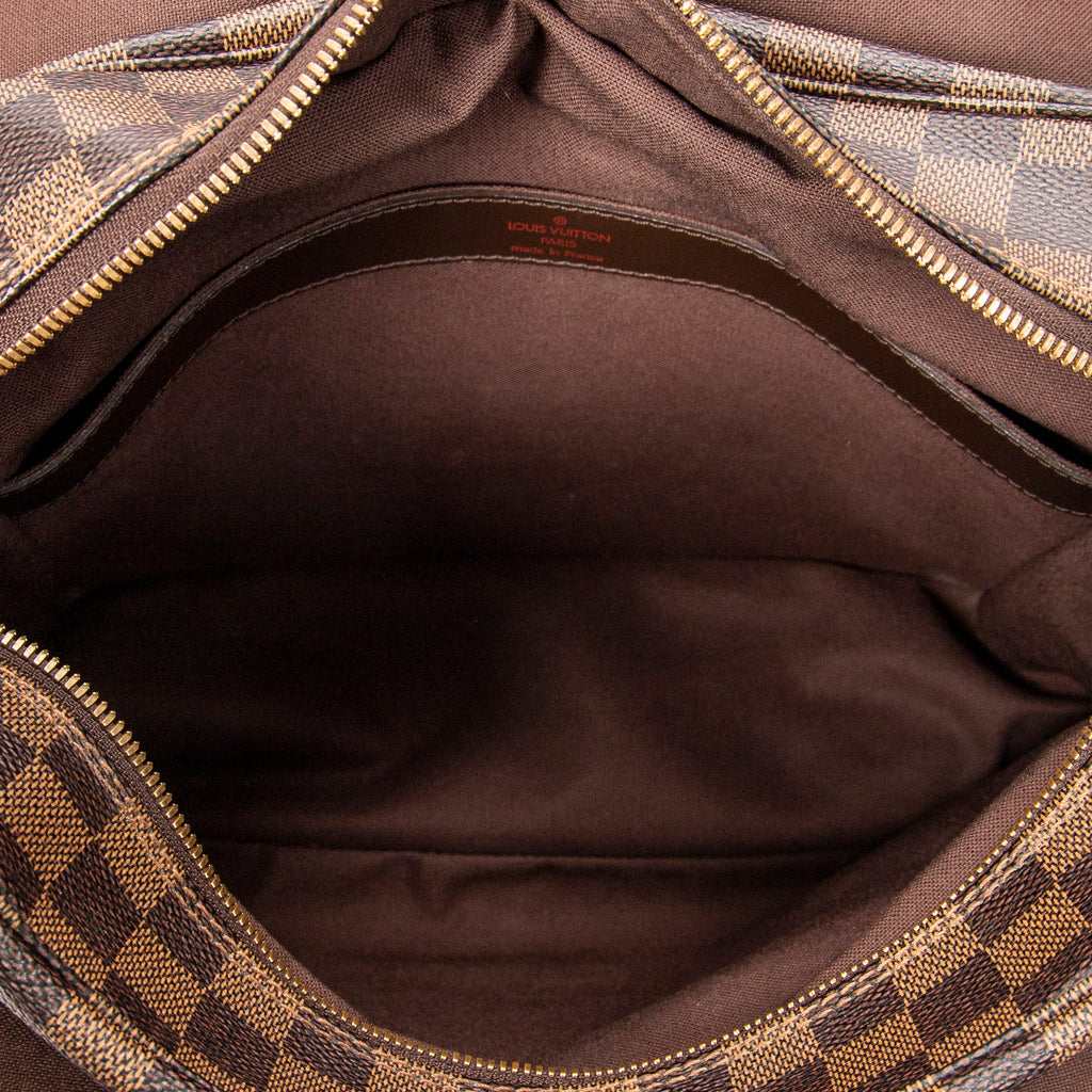 Shoulder Bag Naviglio Brown Damier Ebene