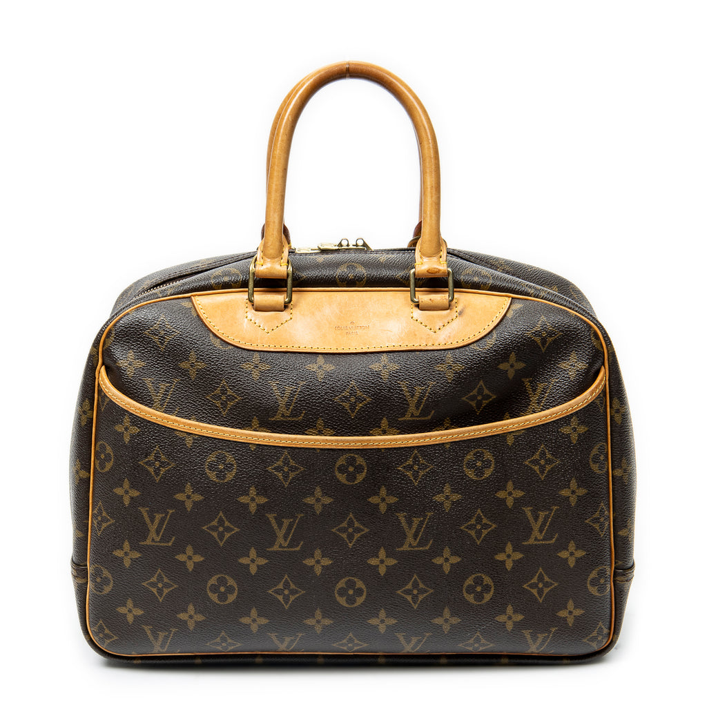 Handbag Deauville Brown Monogram Canvas