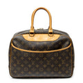 Handbag Deauville Brown Monogram Canvas
