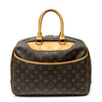 Handbag Deauville Brown Monogram Canvas
