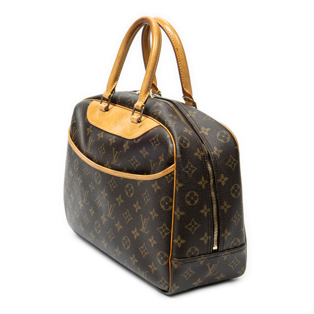Handbag Deauville Brown Monogram Canvas
