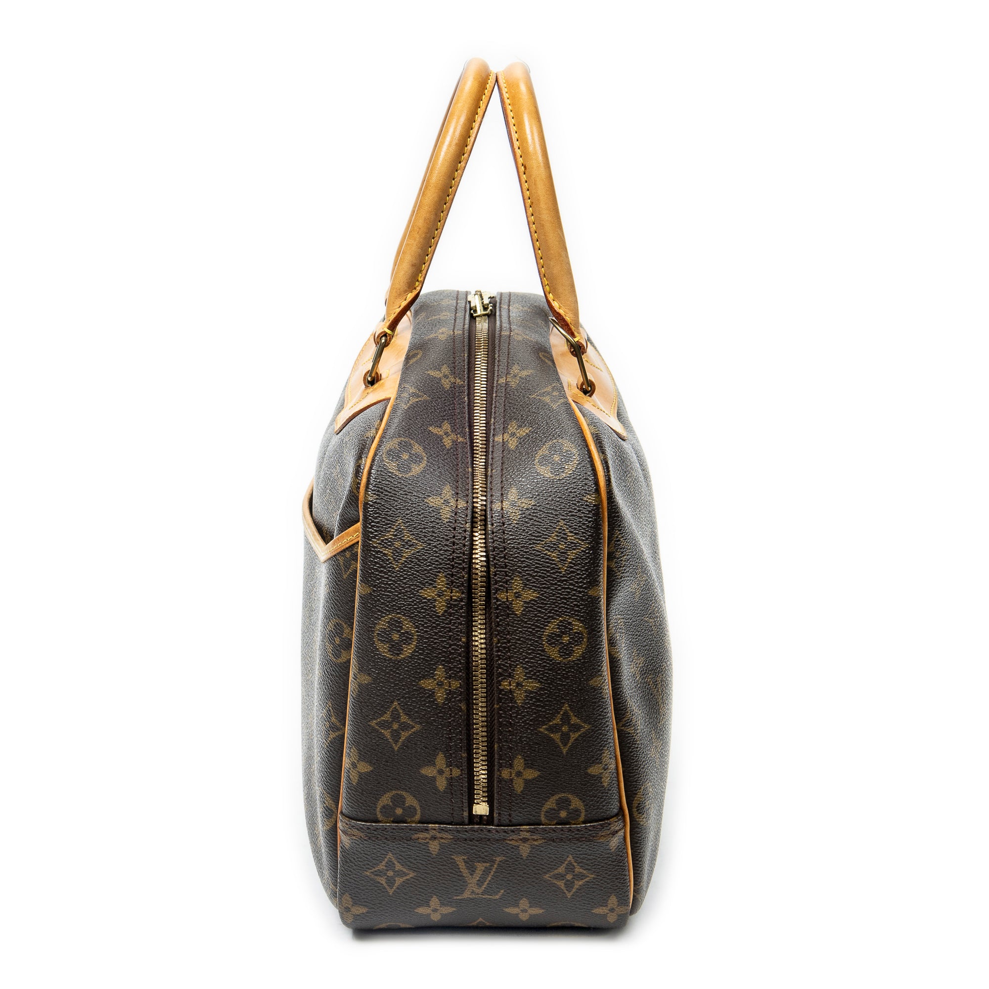 Handbag Deauville Brown Monogram Canvas