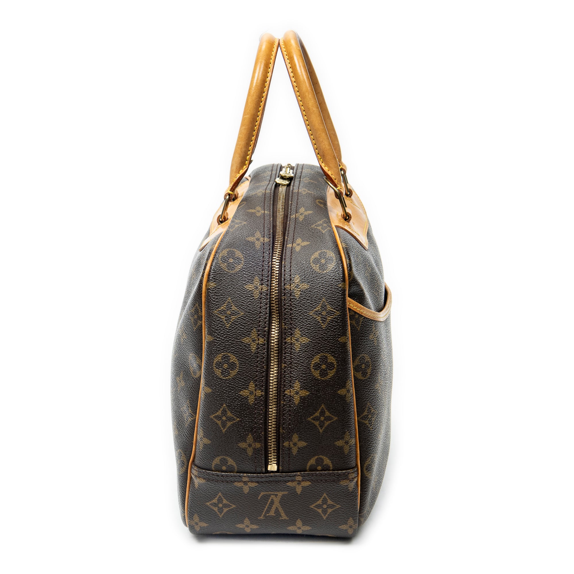 Handbag Deauville Brown Monogram Canvas