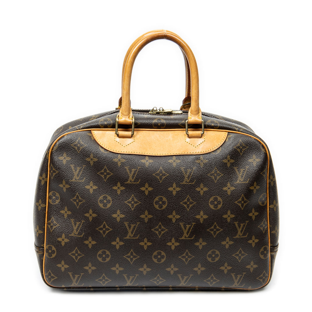 Handbag Deauville Brown Monogram Canvas