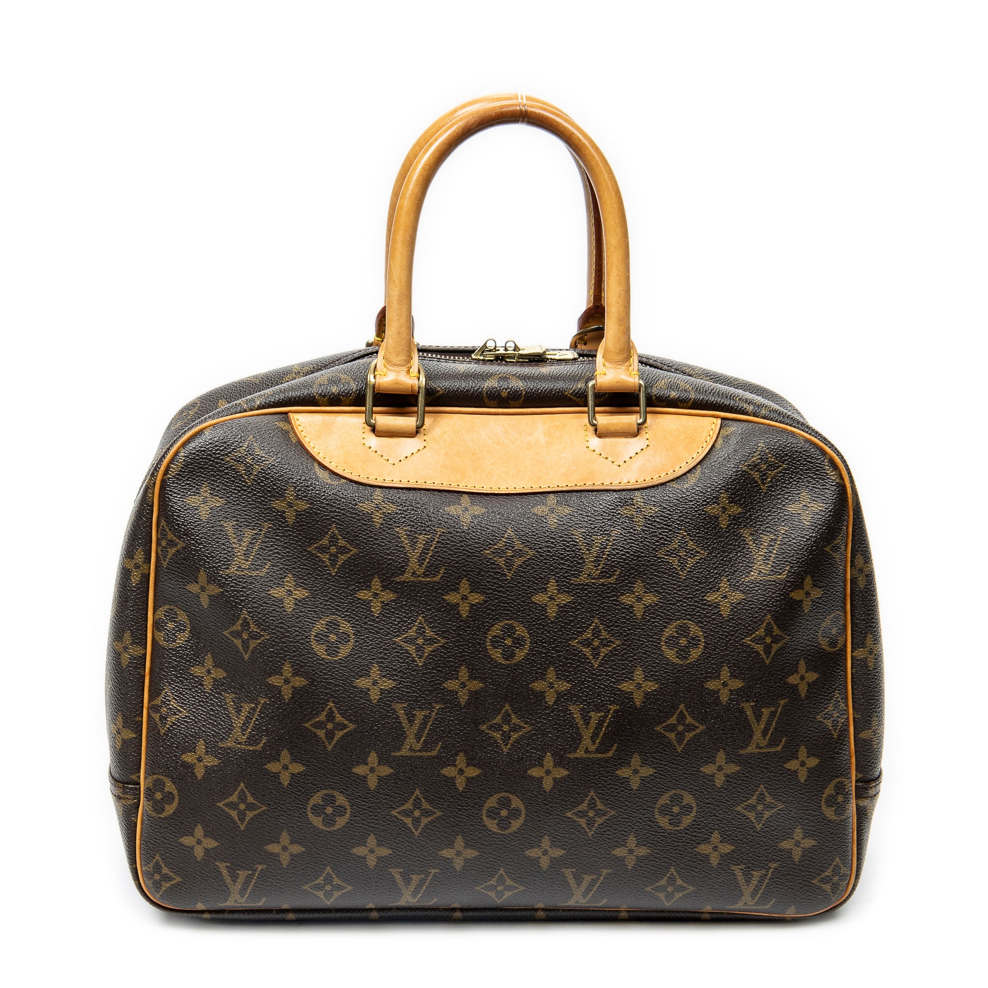 Handbag Deauville Brown Monogram Canvas