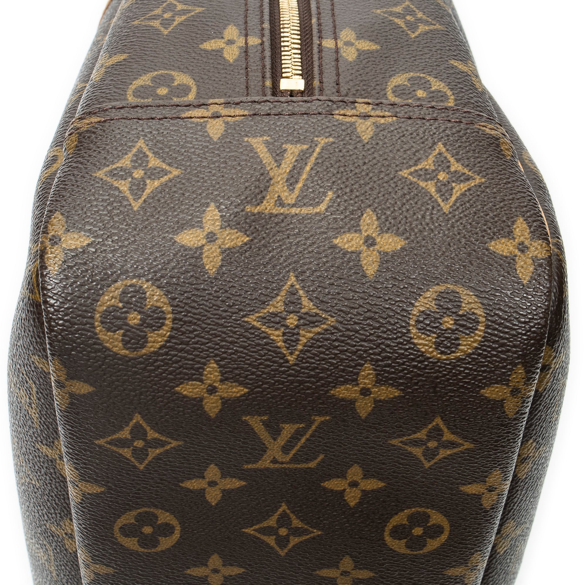 Handbag Deauville Brown Monogram Canvas