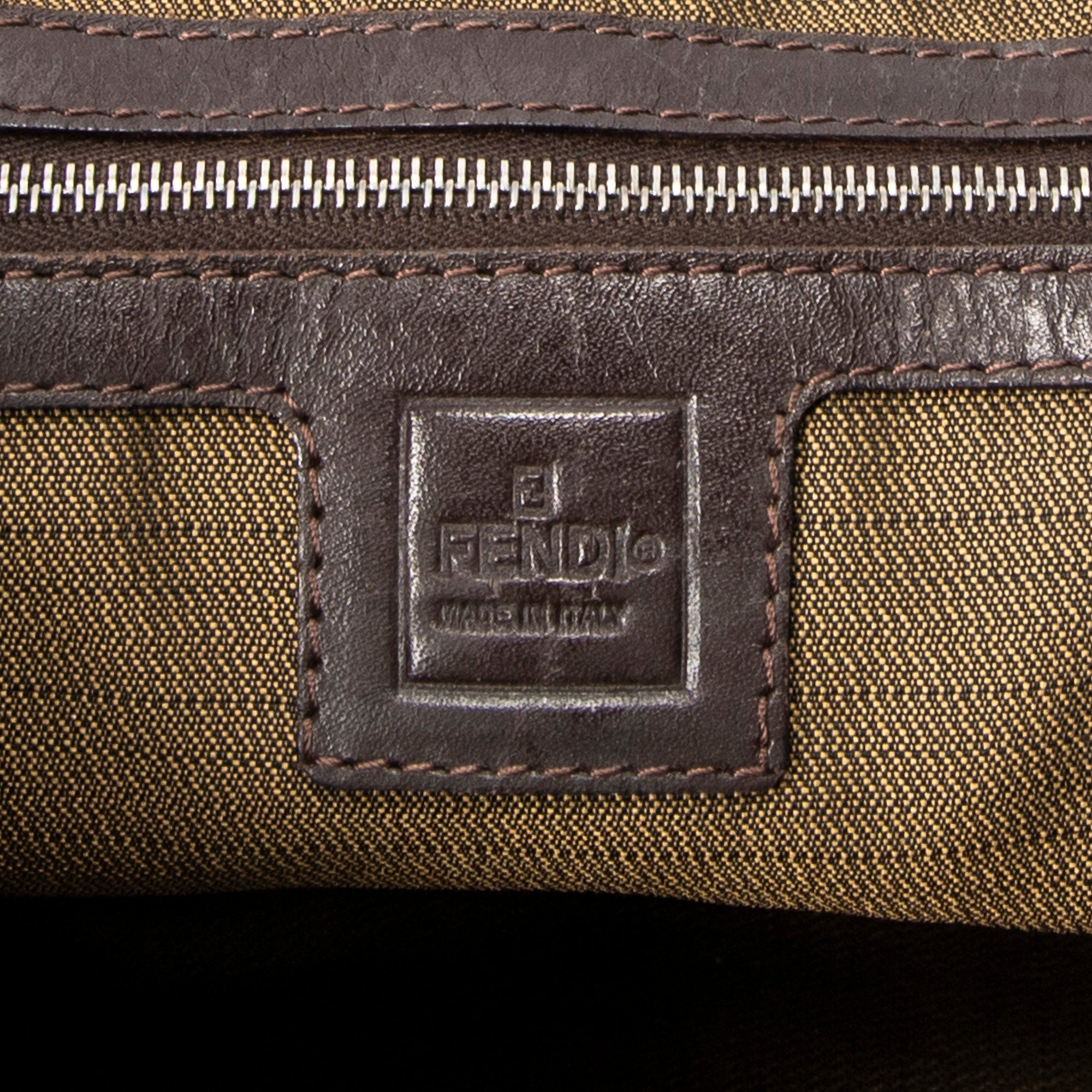 Fendi - Petit Sac Cabas Shopper - Marron