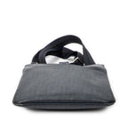 Shoulder Bag Slip Pocket Flat Messenger Navy Zucca Coated Canvas