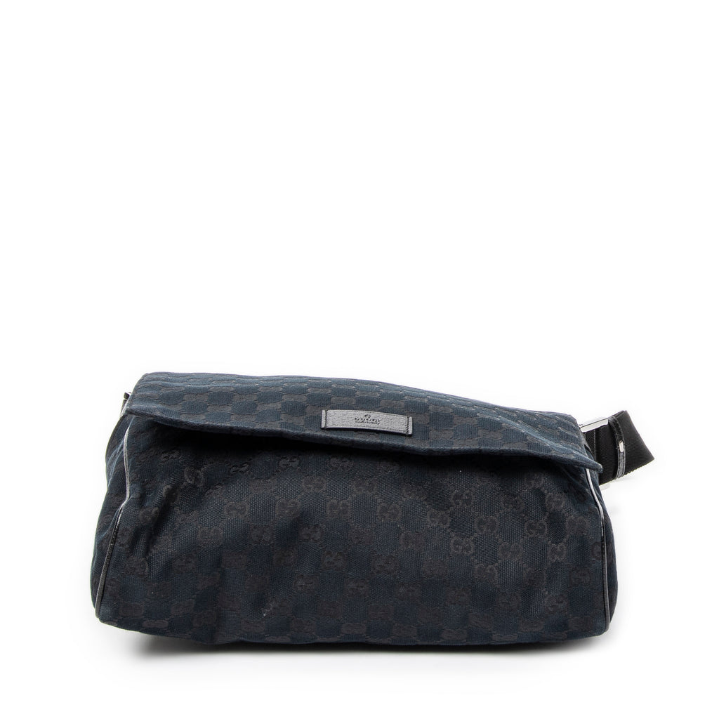 Gucci - Sac bandoulière avec rabat - Noir