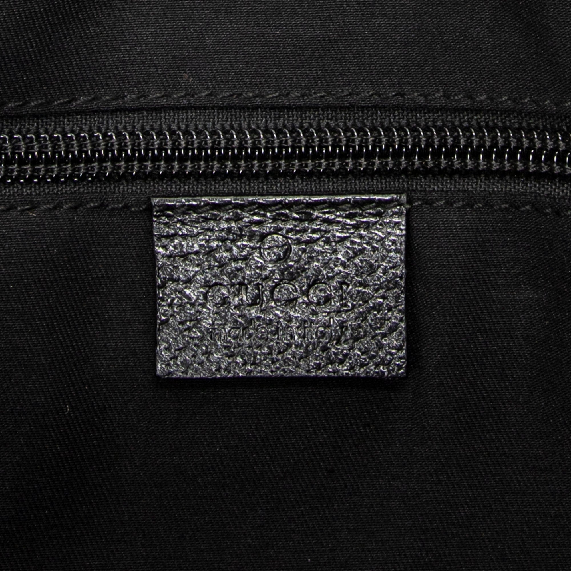 Gucci - Sac bandoulière avec rabat - Noir